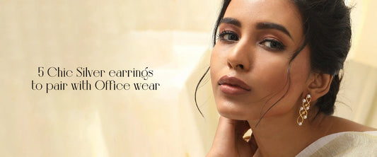5 Chic Silver Earrings to pair with Office Wear