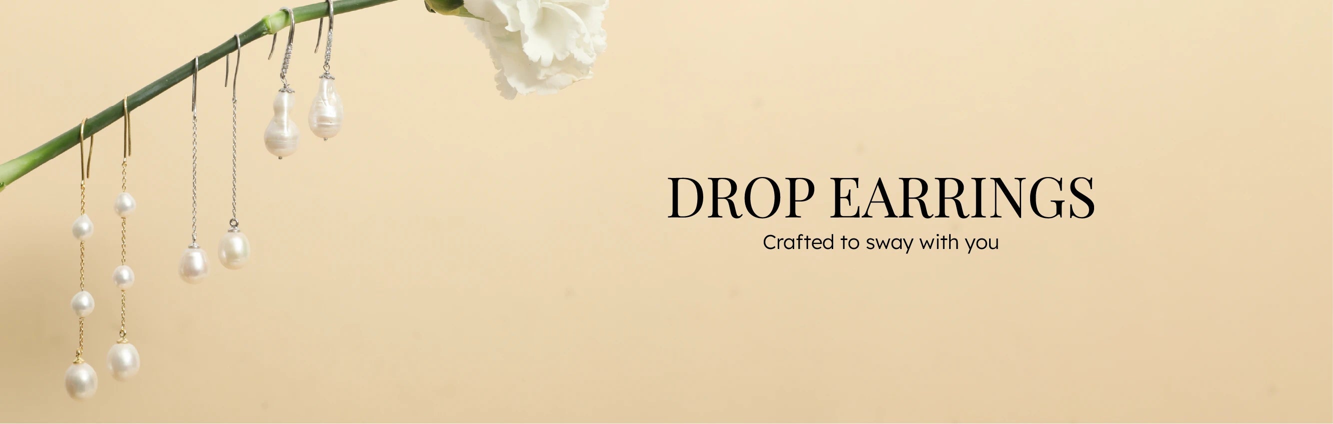 Silver Drop Earrings