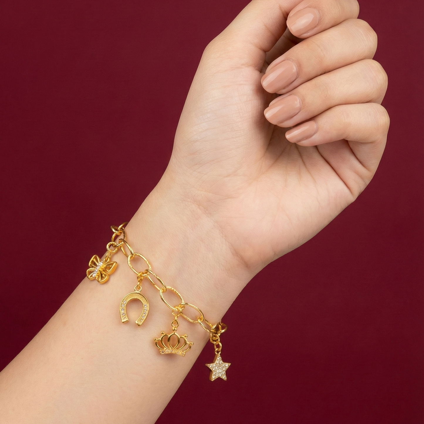 Paperclip Link Silver Bracelet