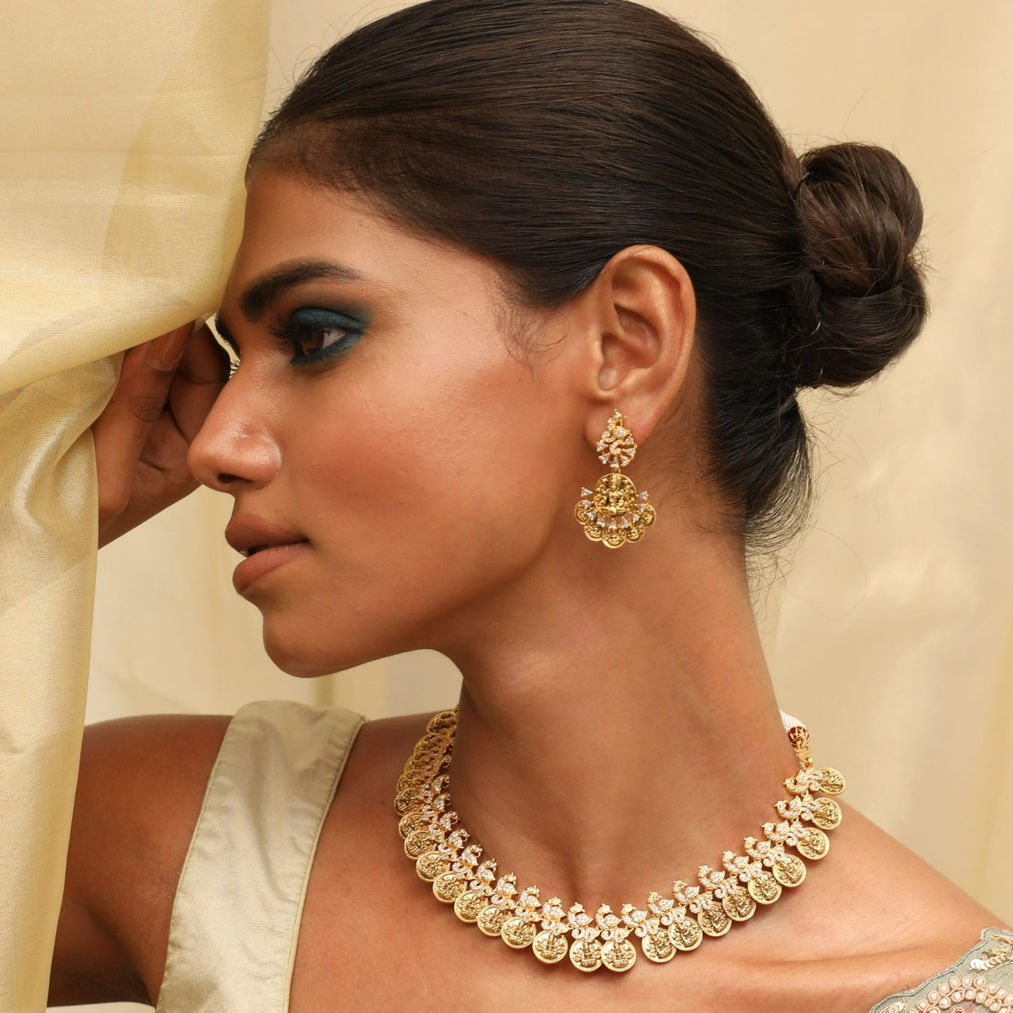 Bimala Antique Coin Silver Necklace