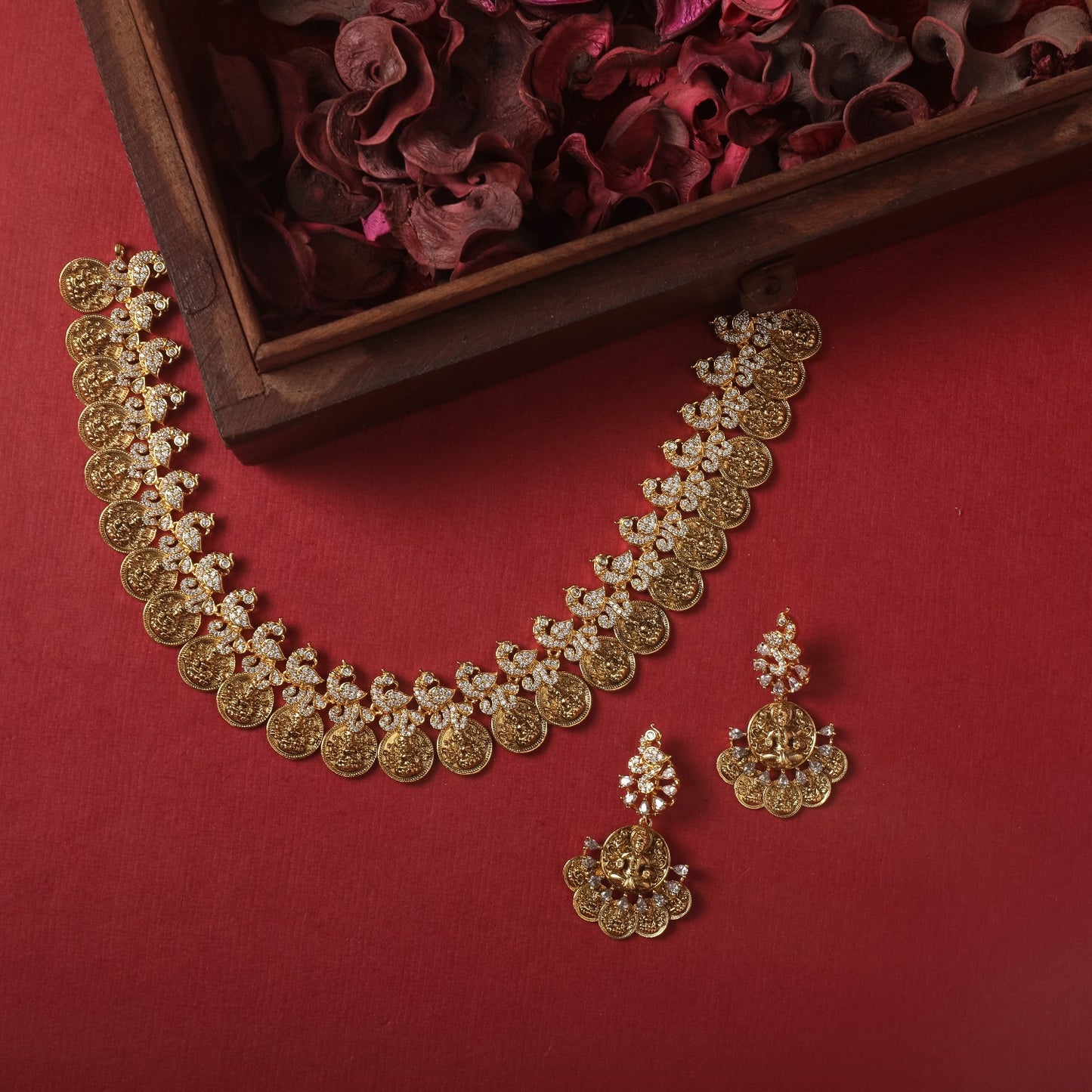 Bimala Antique Coin Silver Necklace
