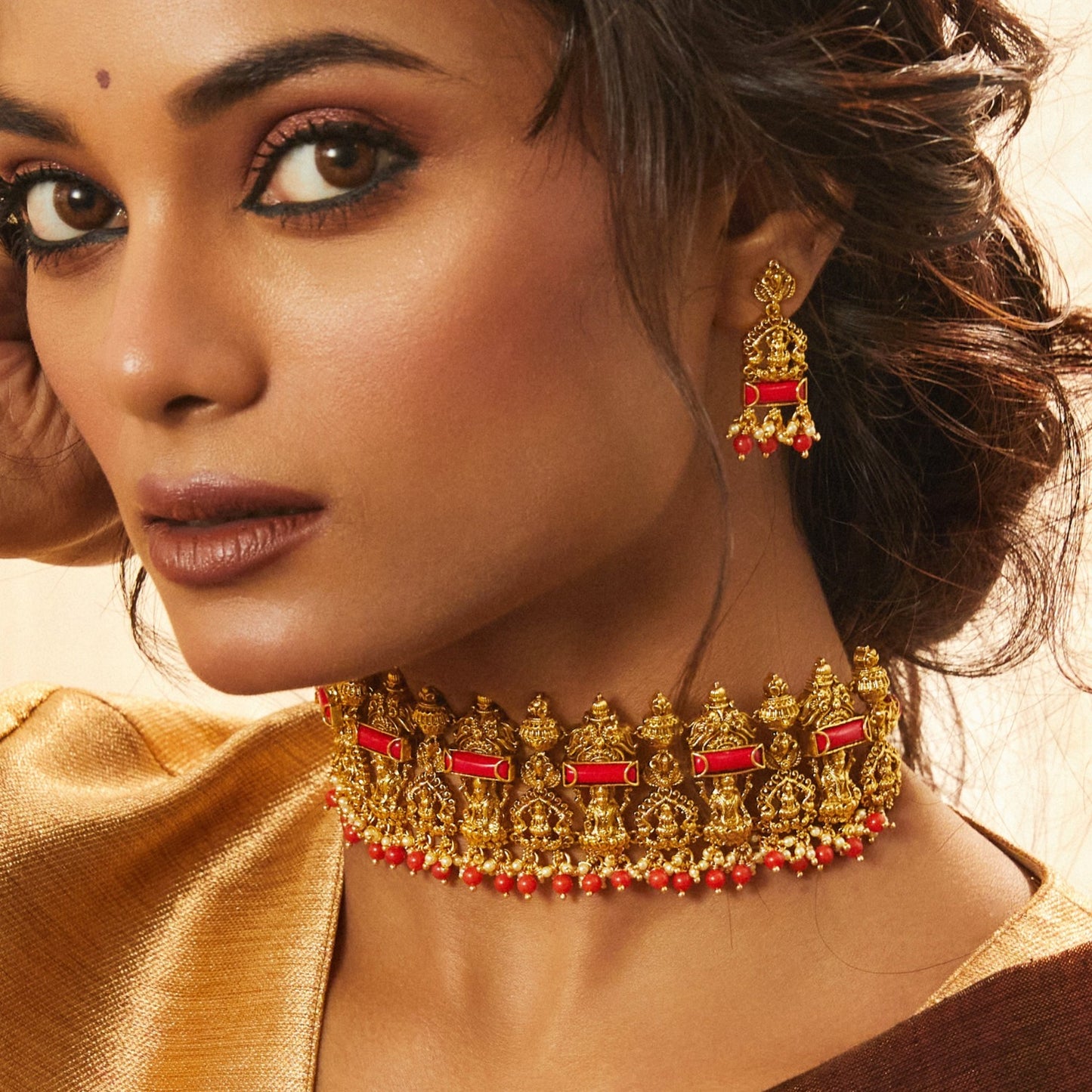 Devika Antique Temple Choker Set