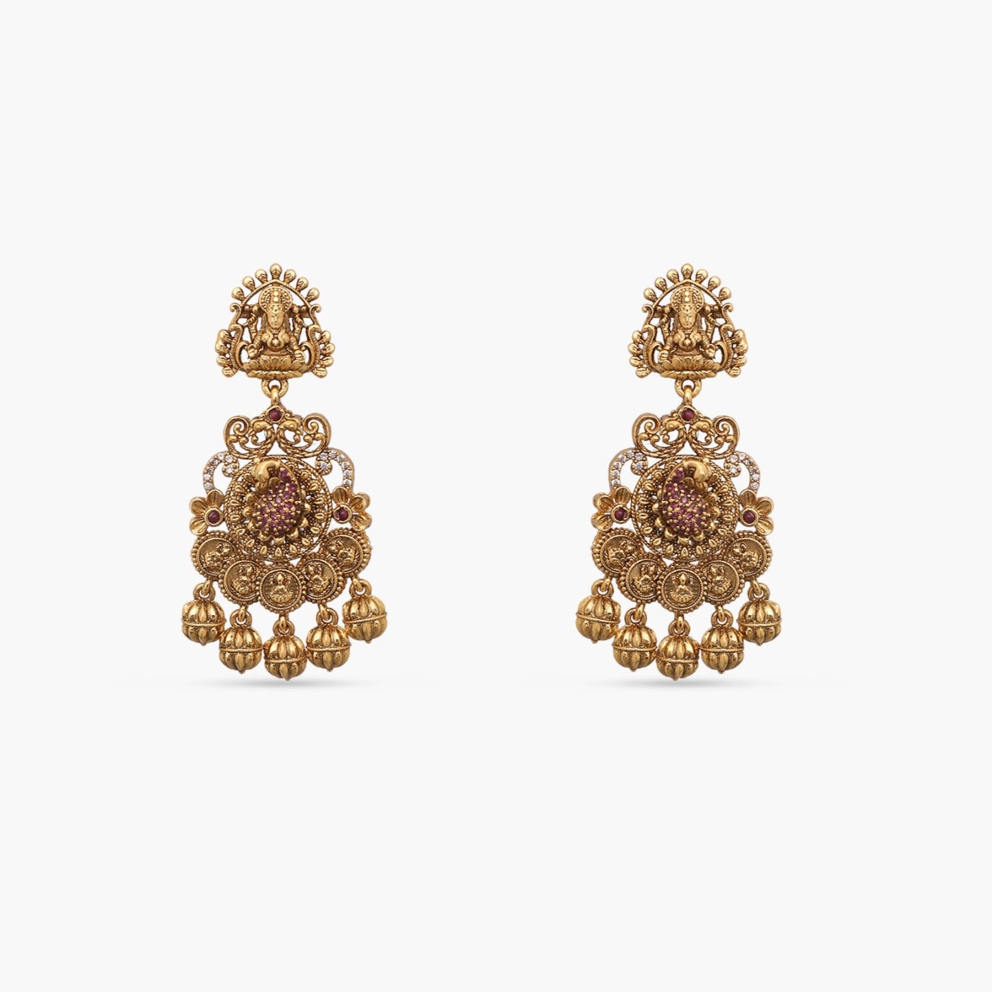 Dhanya Antique Temple Necklace Set