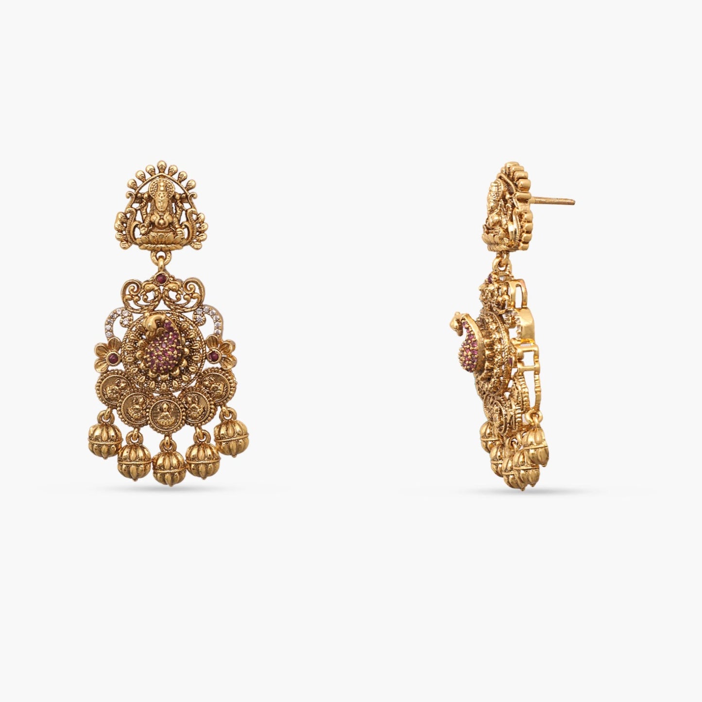 Dhanya Antique Temple Necklace Set