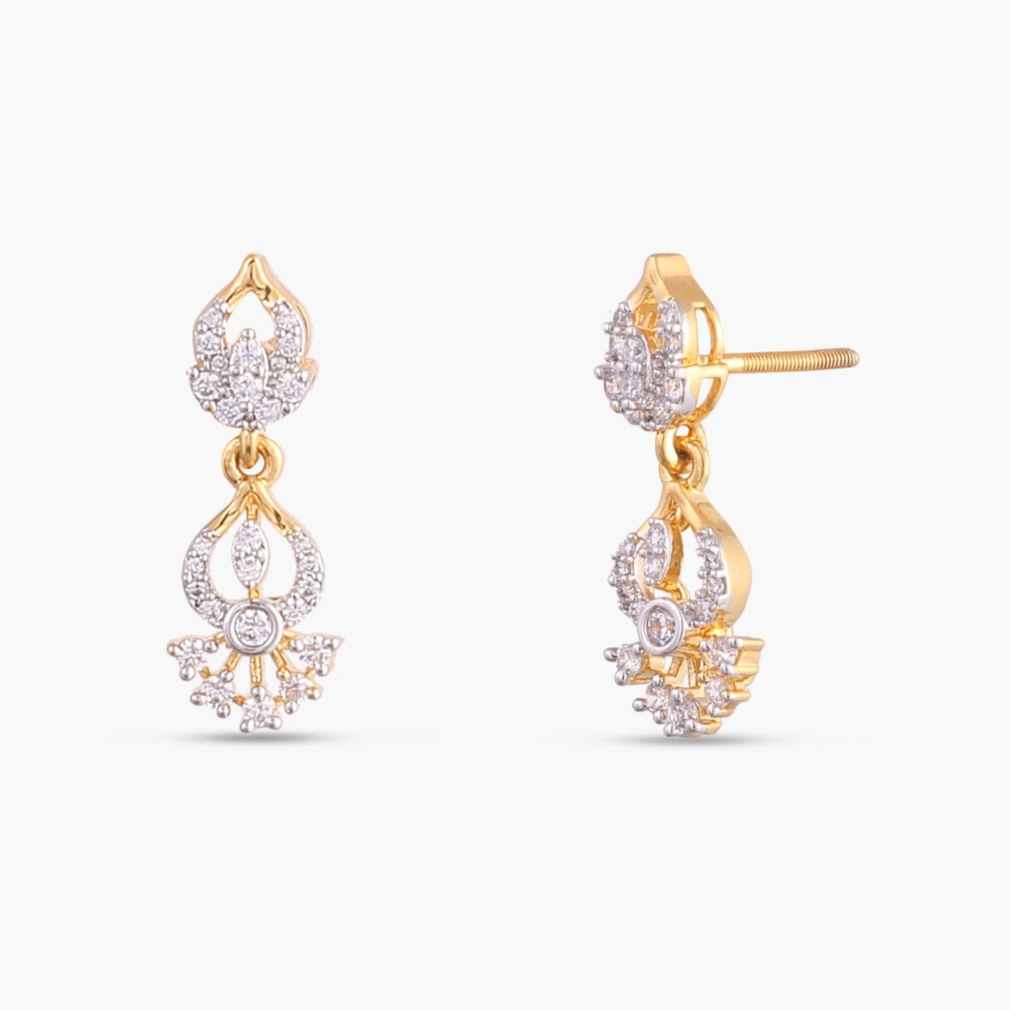 Twinkle CZ Silver Necklace Set