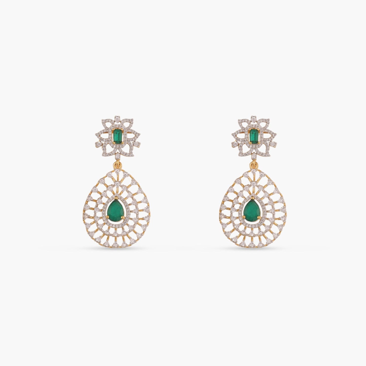 Avery CZ Silver Necklace Set