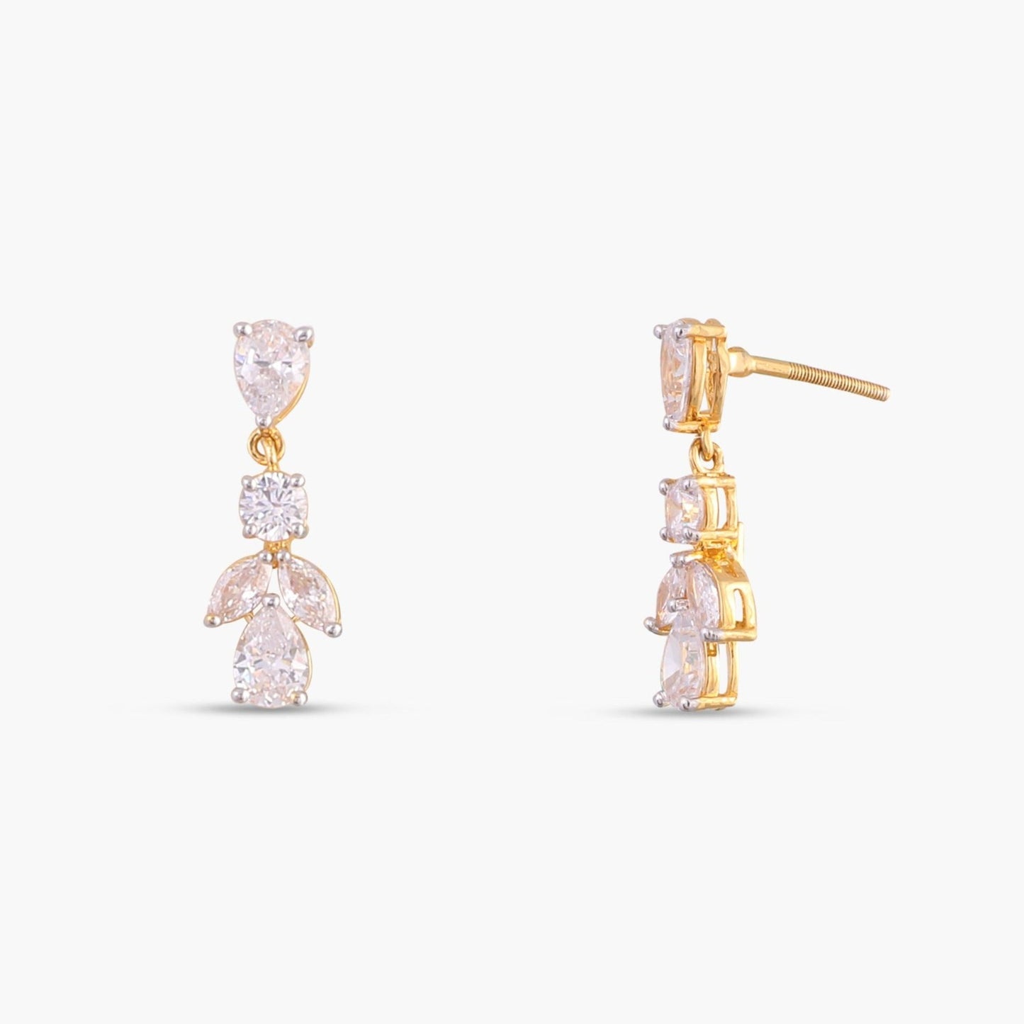 Stella CZ Silver Necklace Set