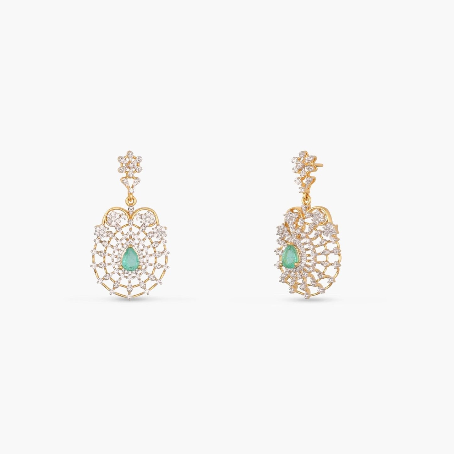 Tara Silver CZ Necklace set