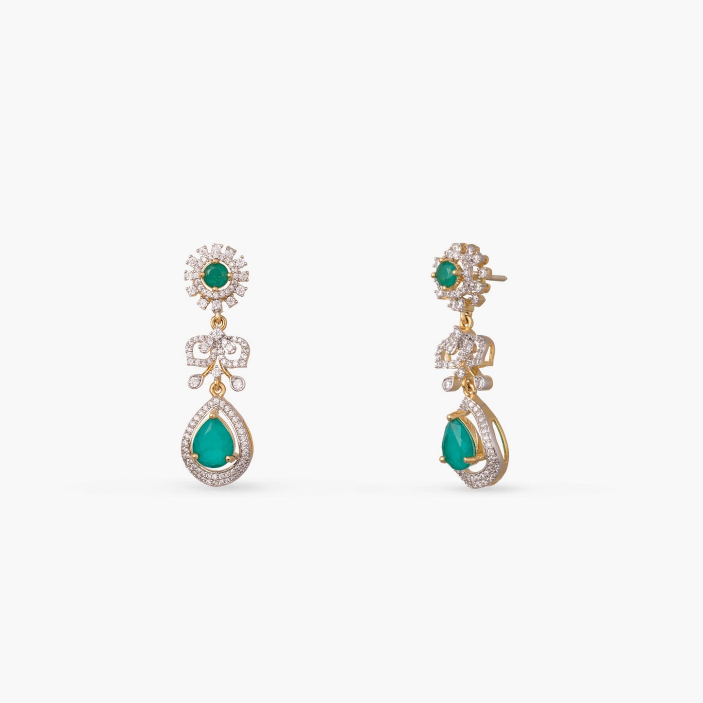 Navya CZ Silver Necklace Set