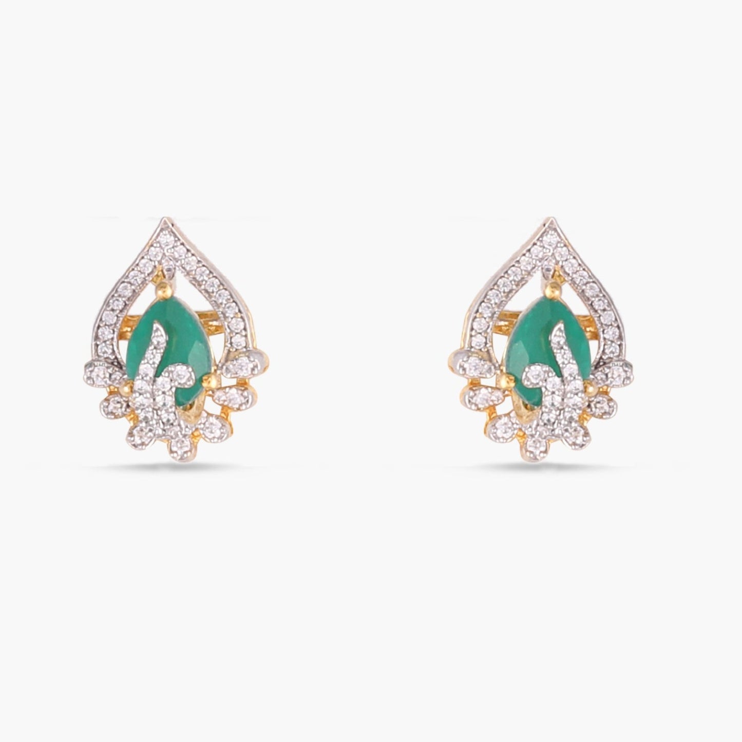 Elysian Elegance CZ Silver Pendant Set