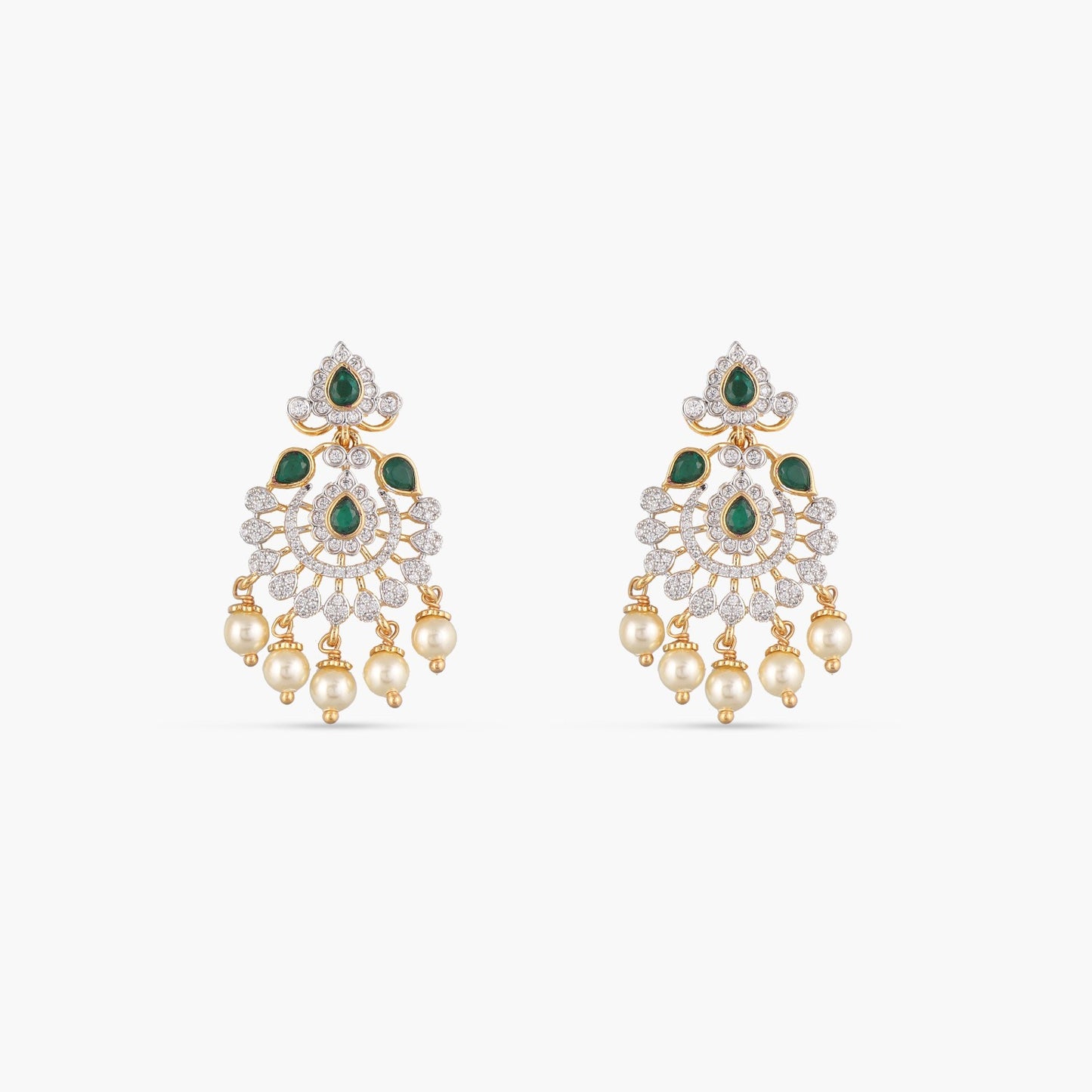 Cora CZ Silver Pendant Set