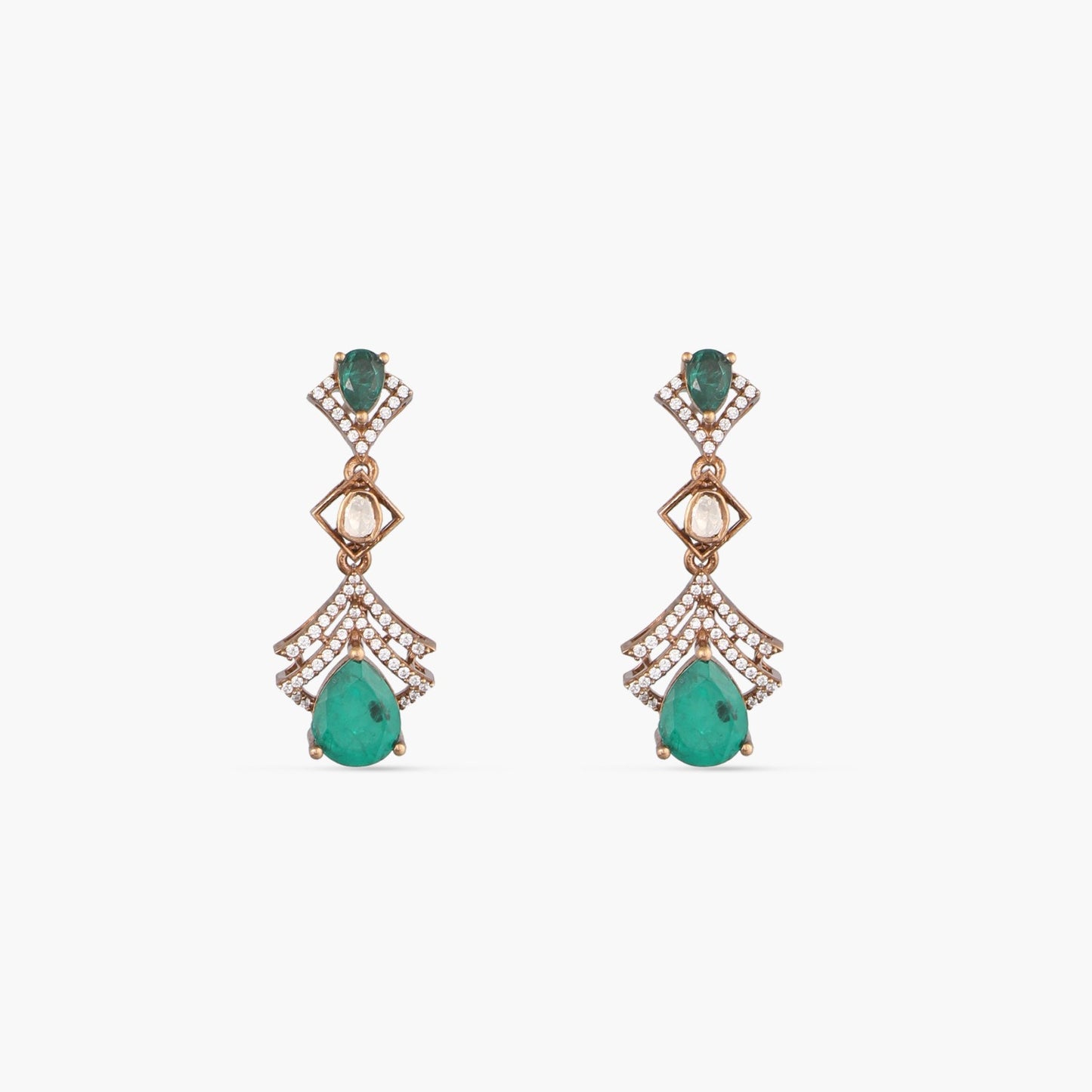Moissanite Classic Silver Necklace Set