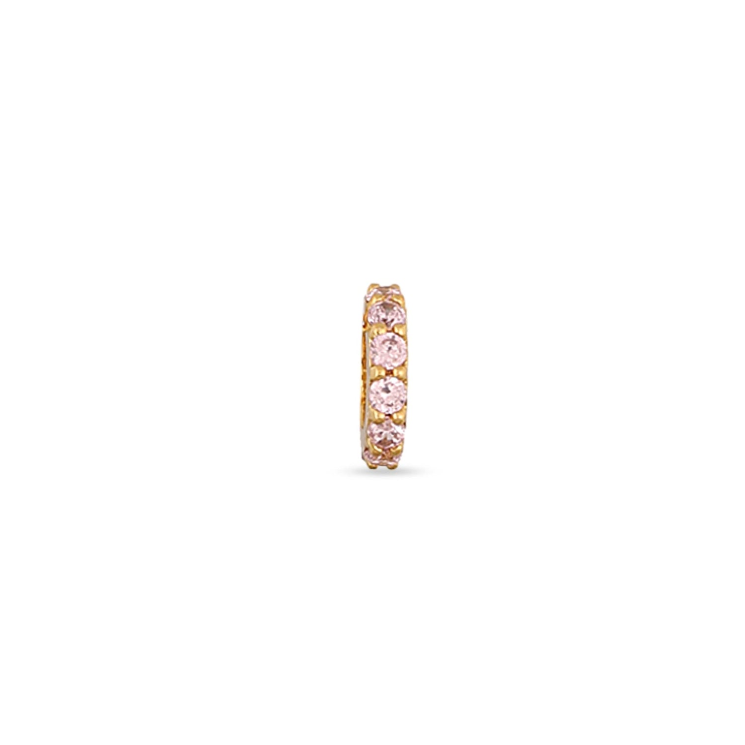 Circle of Love Pink Silver Charm