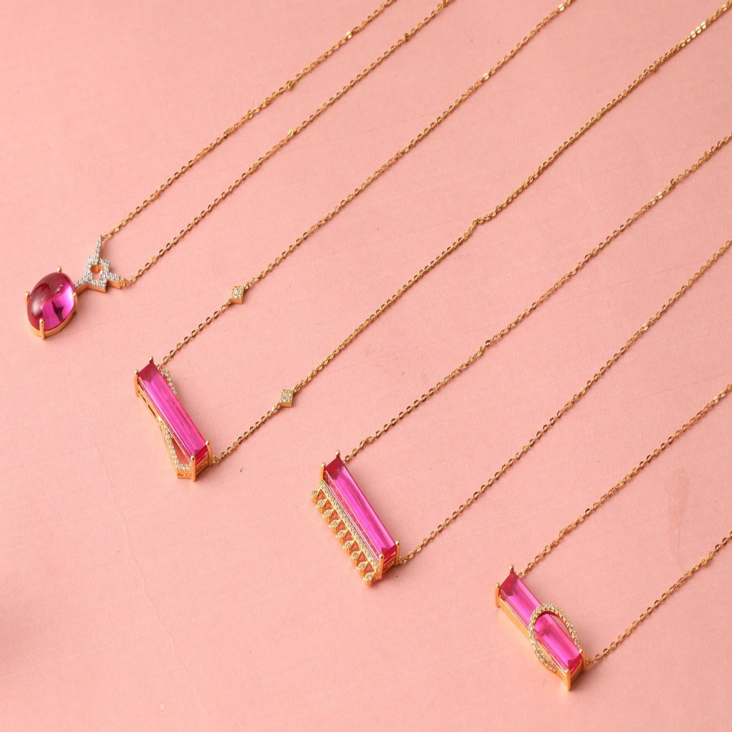 By Your Side CZ Statement Charm Silver Necklace