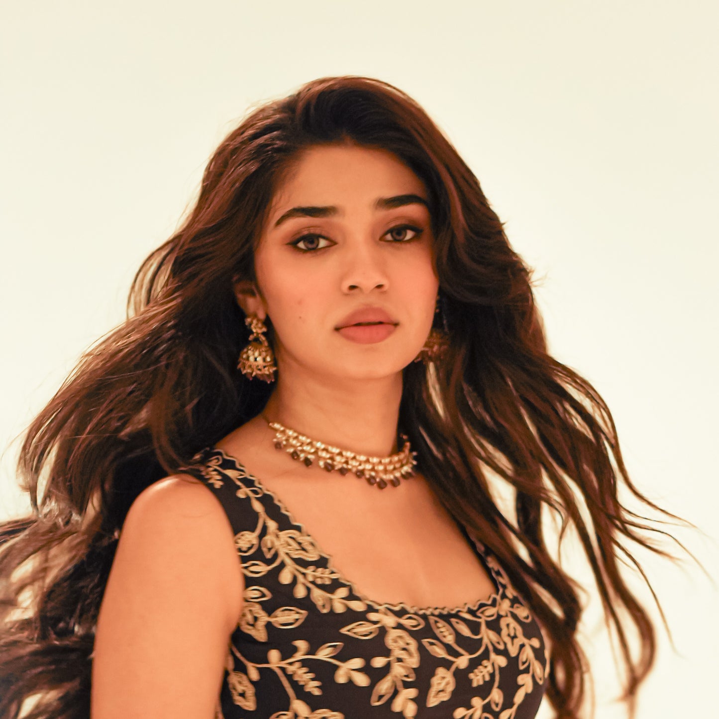 Morni Moissanite Silver Jhumkis