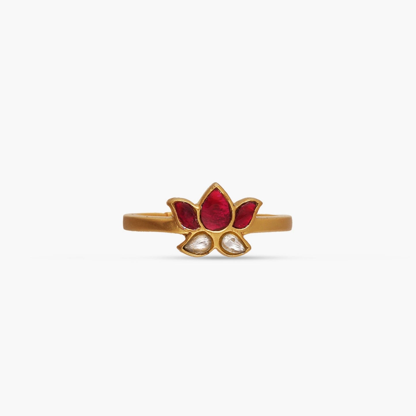 Kamal Jadau Silver Ring