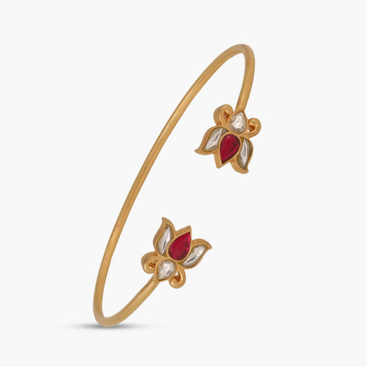 Padmini Jadau Silver Bracelet