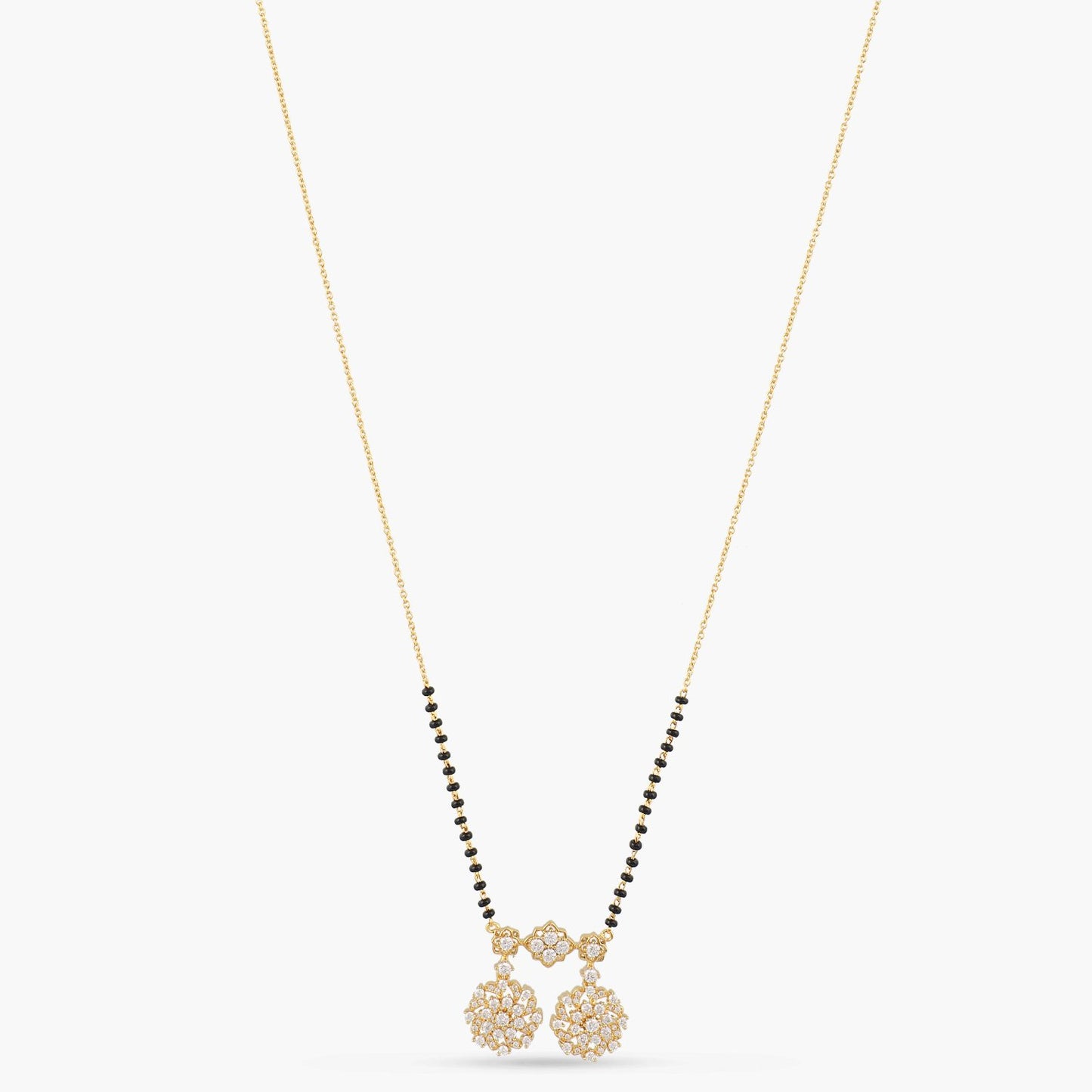 Anvitha CZ Silver Mangalsutra