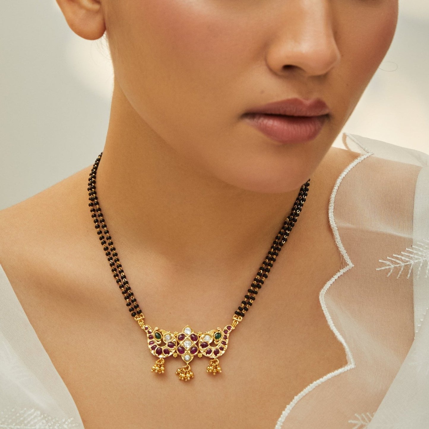 Royal Heritage Silver Mangalsutra