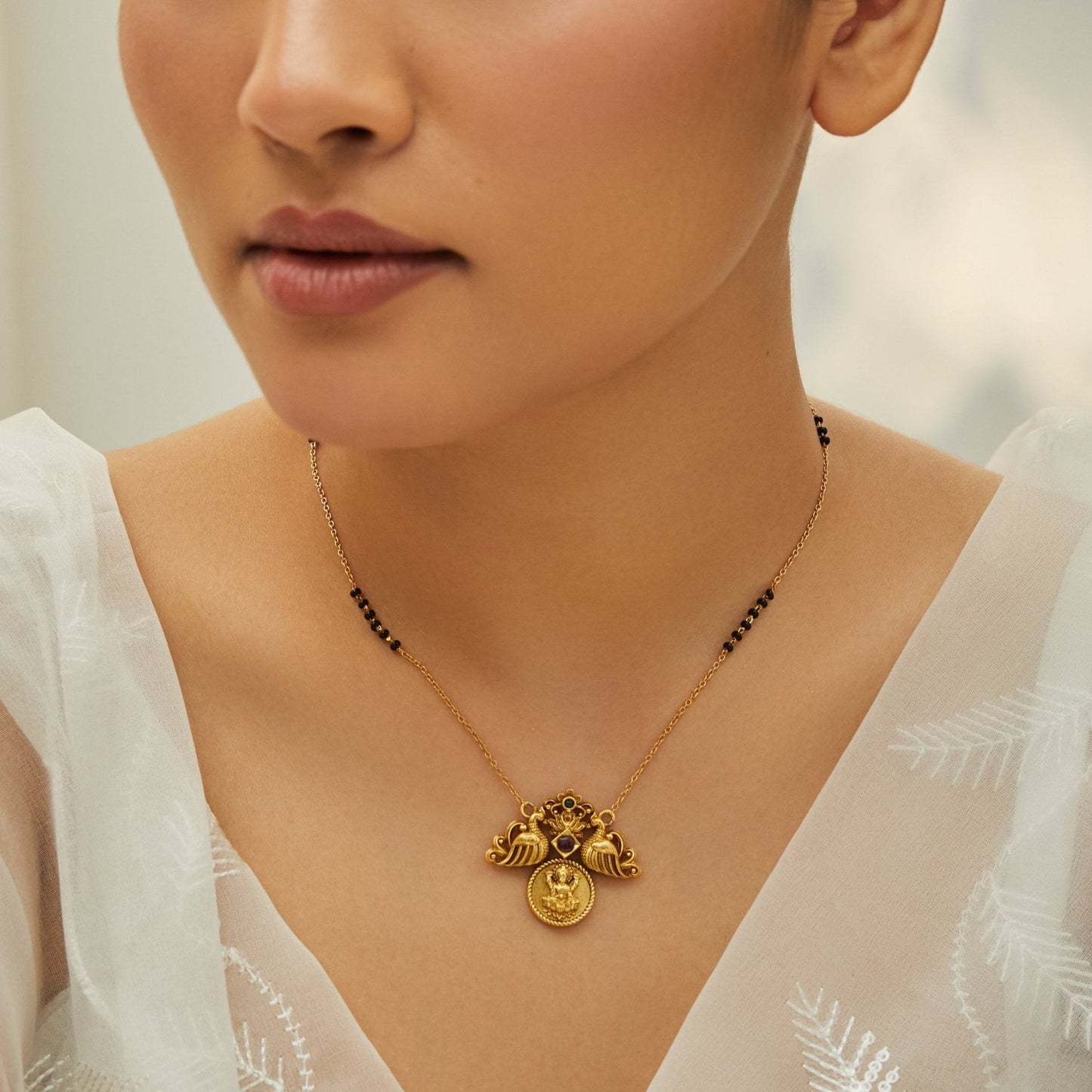 Divine Prosperity Silver Mangalsutra
