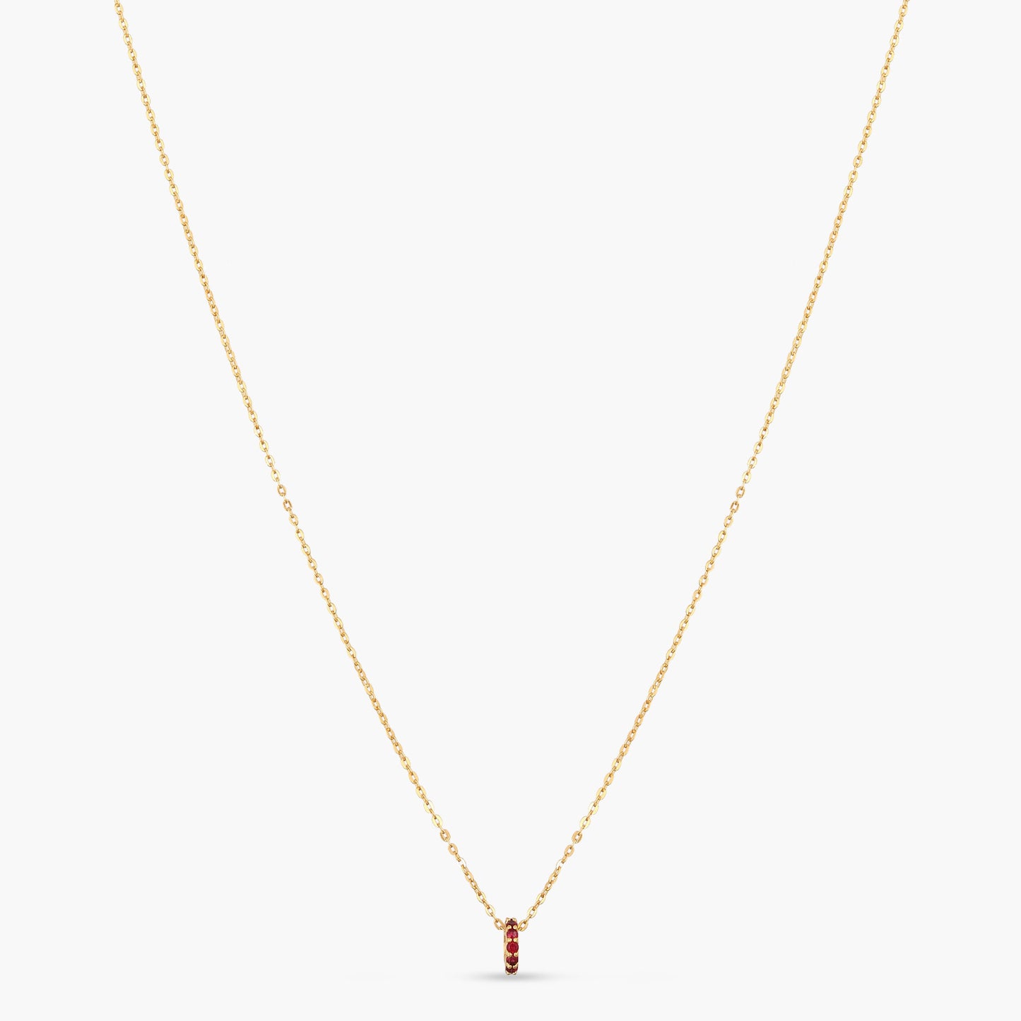 Circle of Love Red Silver Charm
