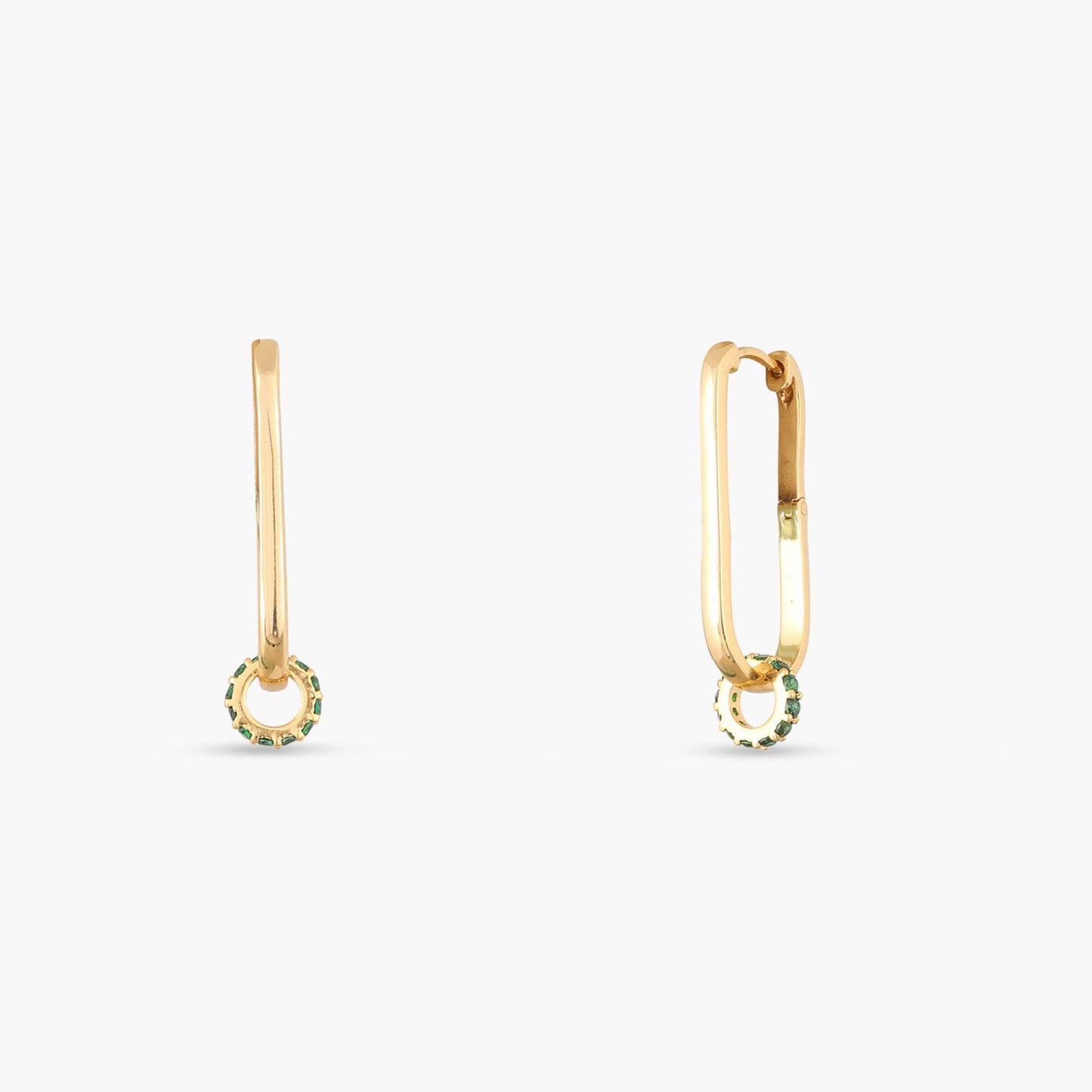 Circle of Love Green Silver Charm