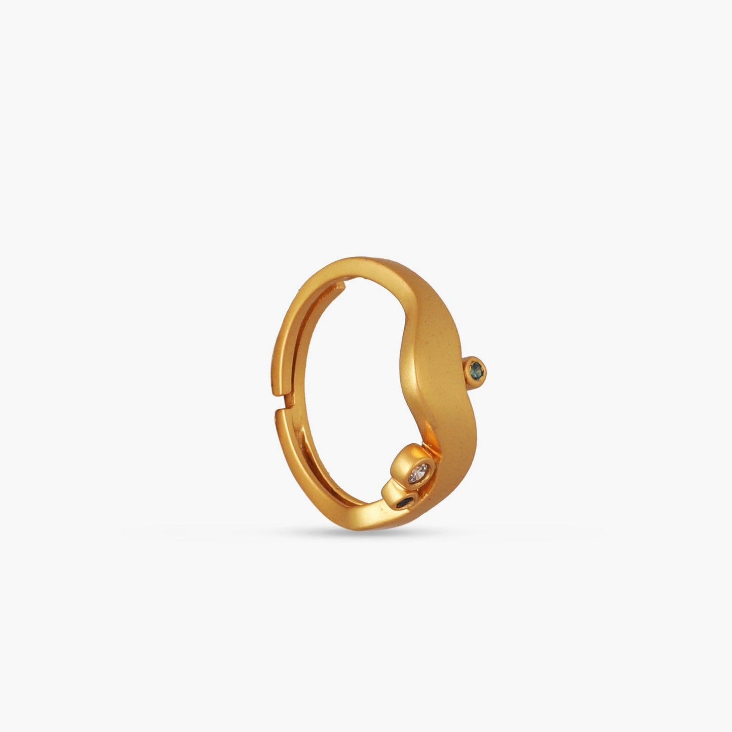 Coastline Ripple Silver Ring