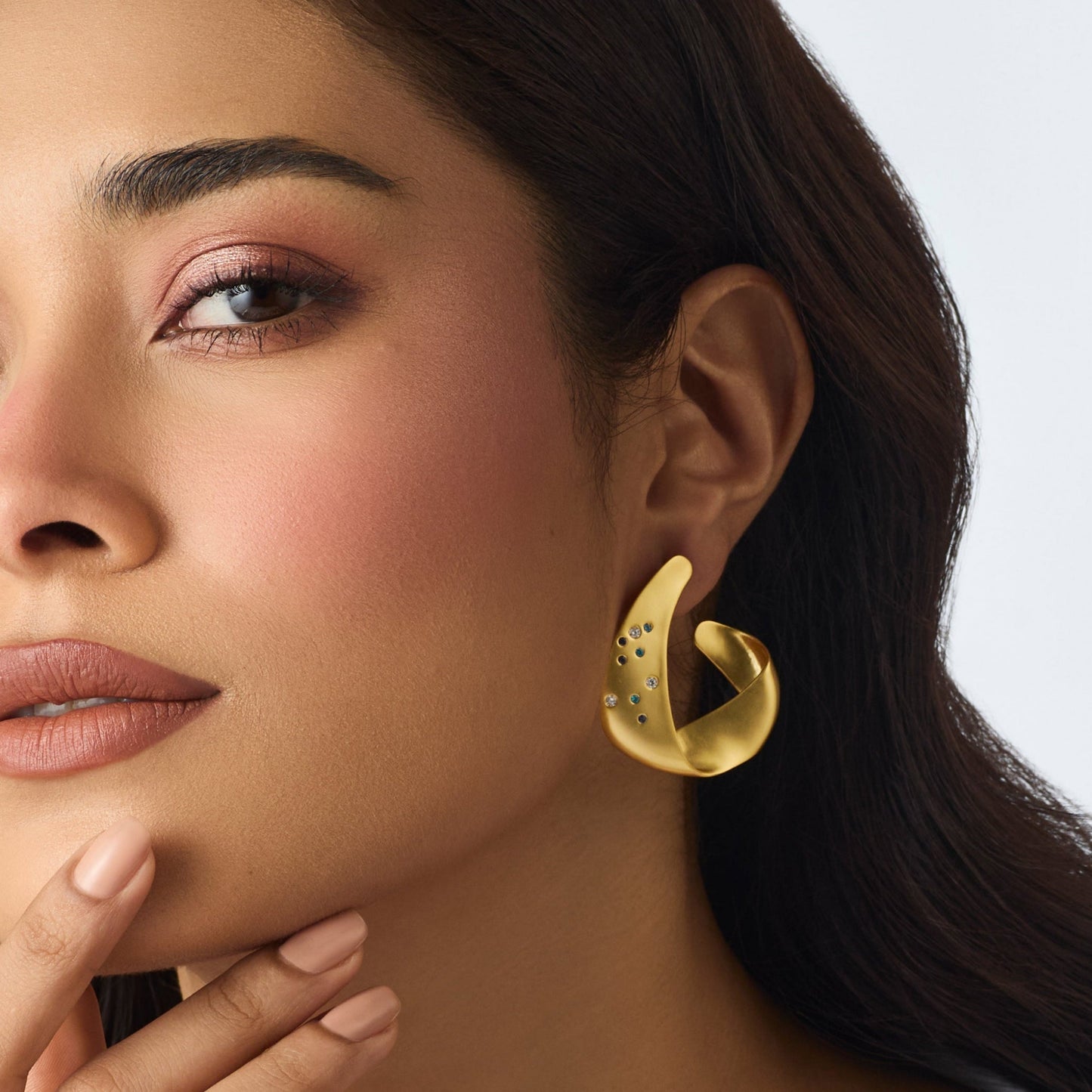 Coastline Verta Silver Hoop Earrings