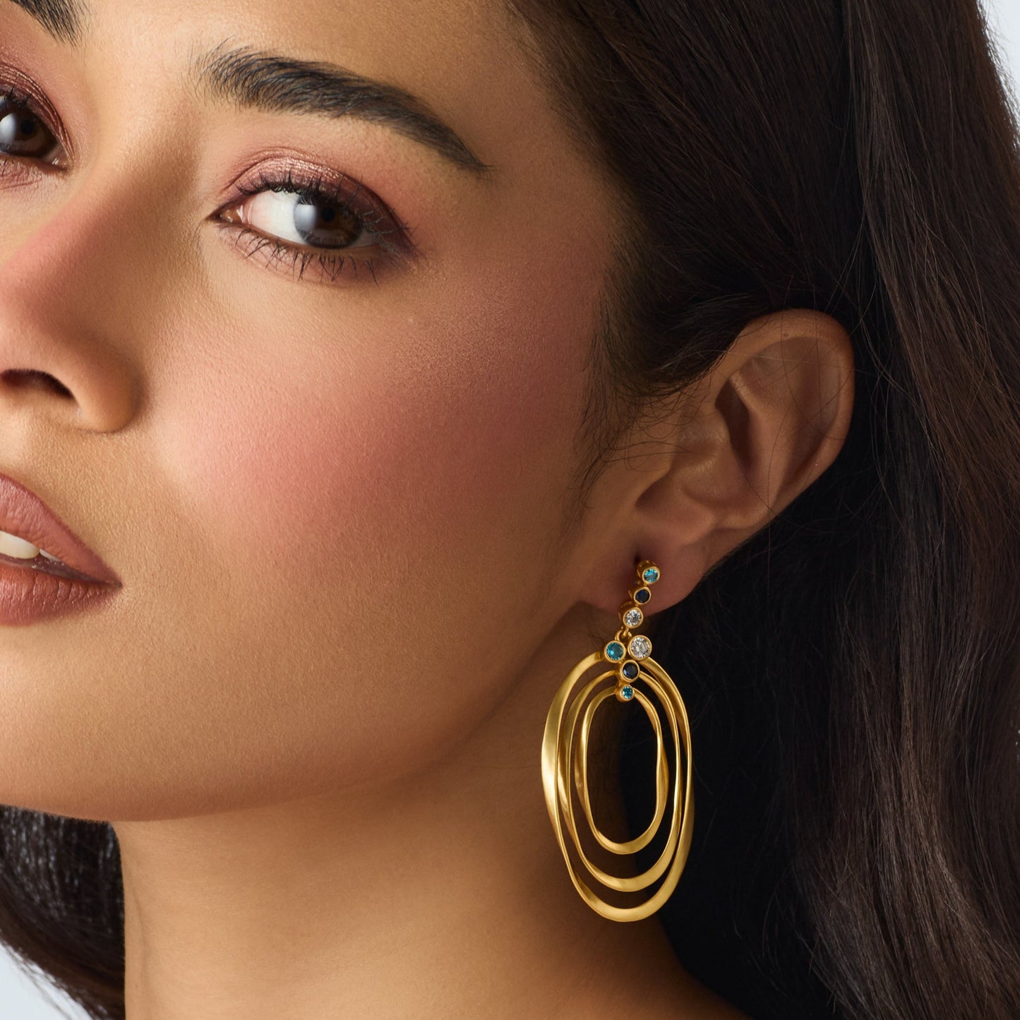 Coastline Mael Silver Drop Earrings