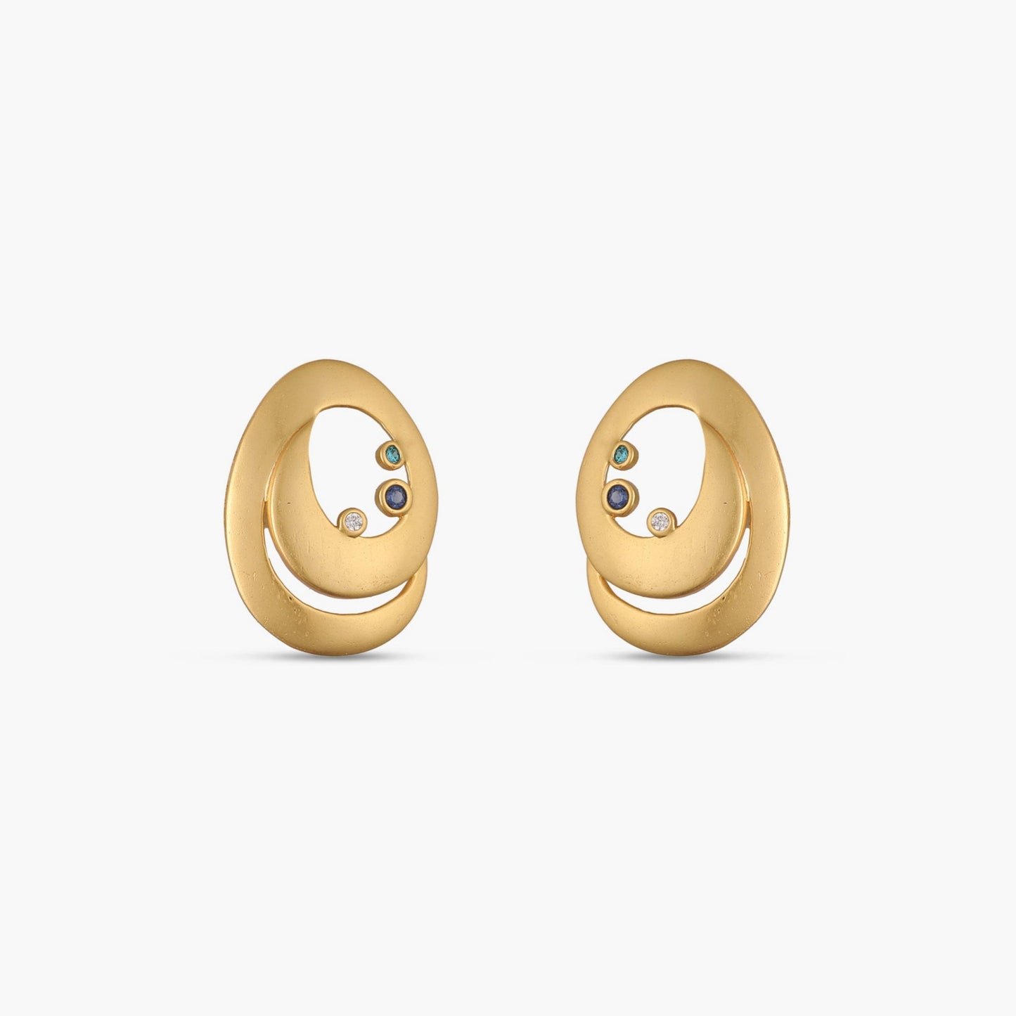 Coastline Cove Silver Stud Earrings