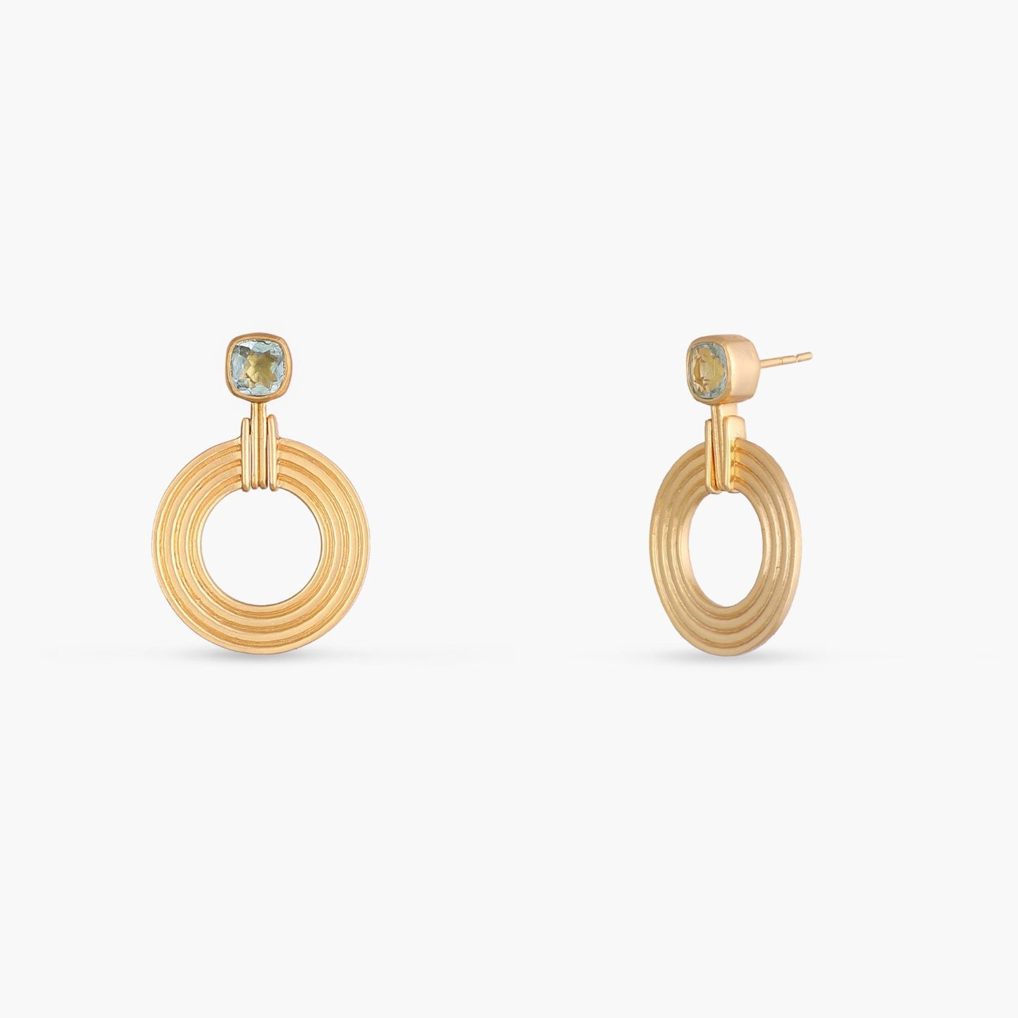 Dune Rings Silver Drop Earrings