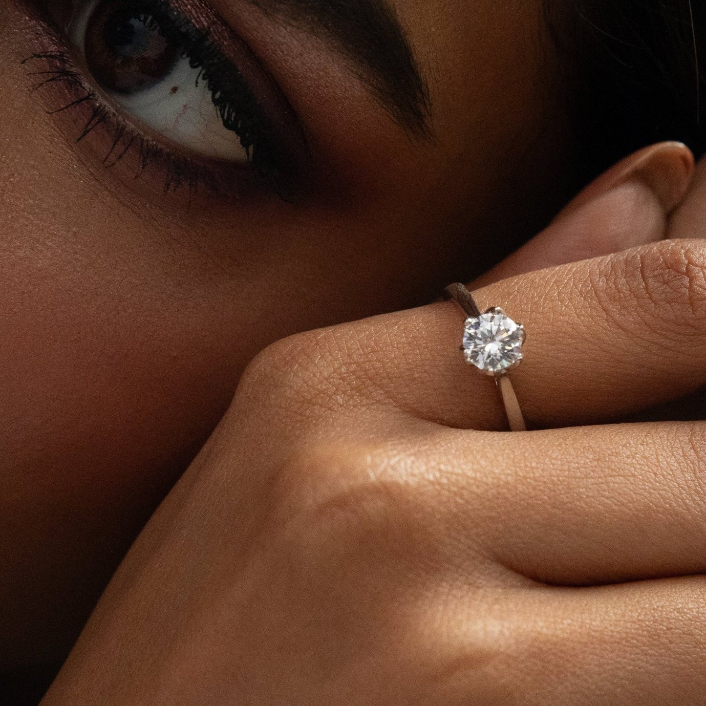 Flora CZ Silver Ring