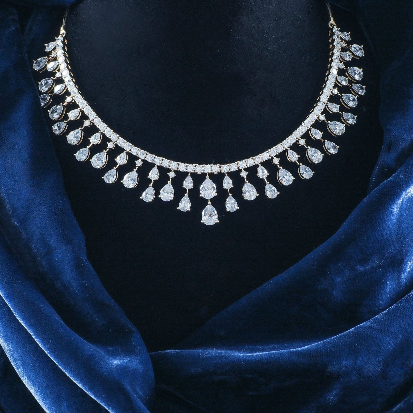 Amara CZ Silver Necklace