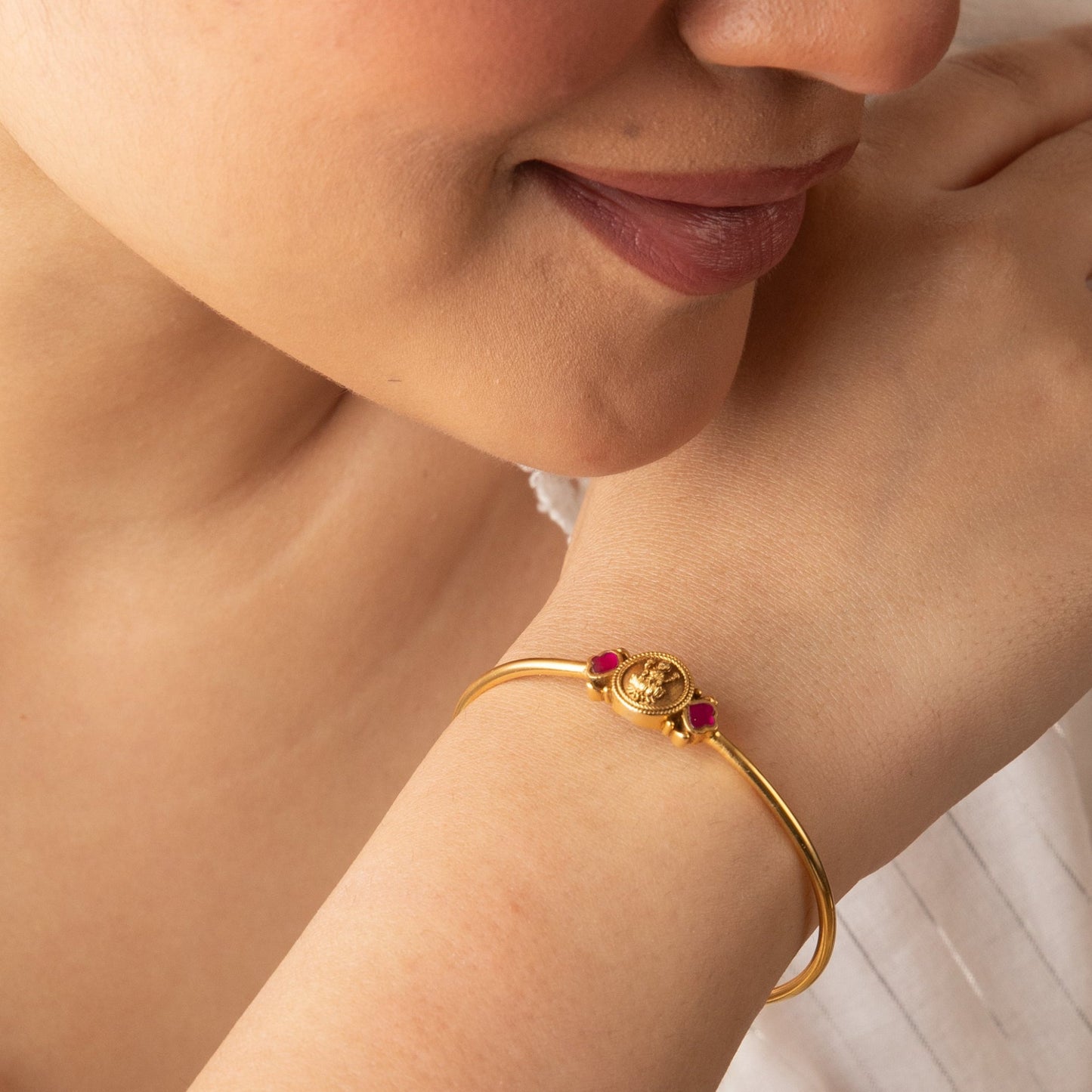 Tisha Coin Silver Bracelet
