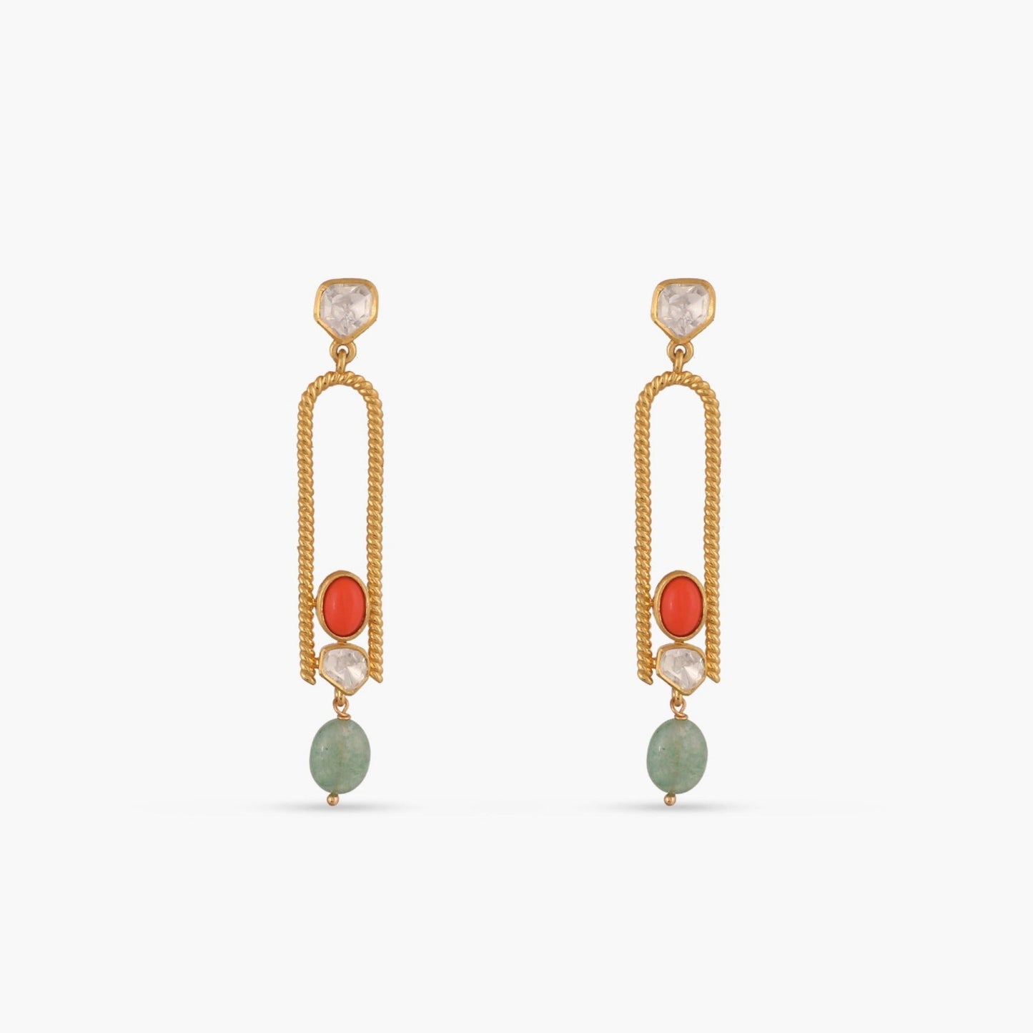 Oceanic Weavers Sleek Silver Drop Earrings