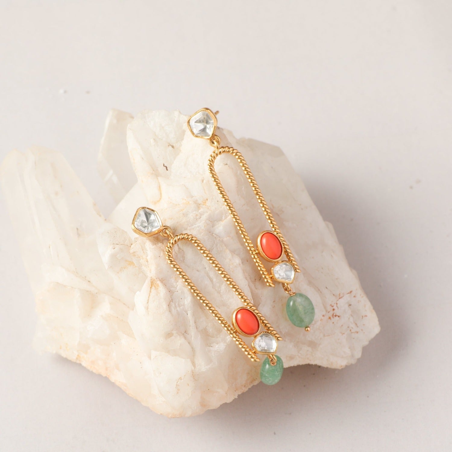 Oceanic Weavers Sleek Silver Drop Earrings