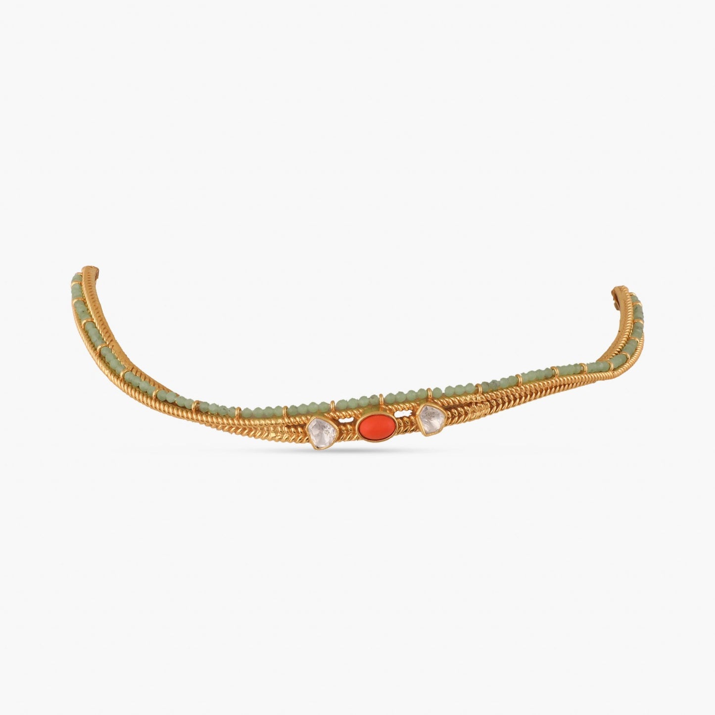 Oceanic weavers Statement Silver Choker