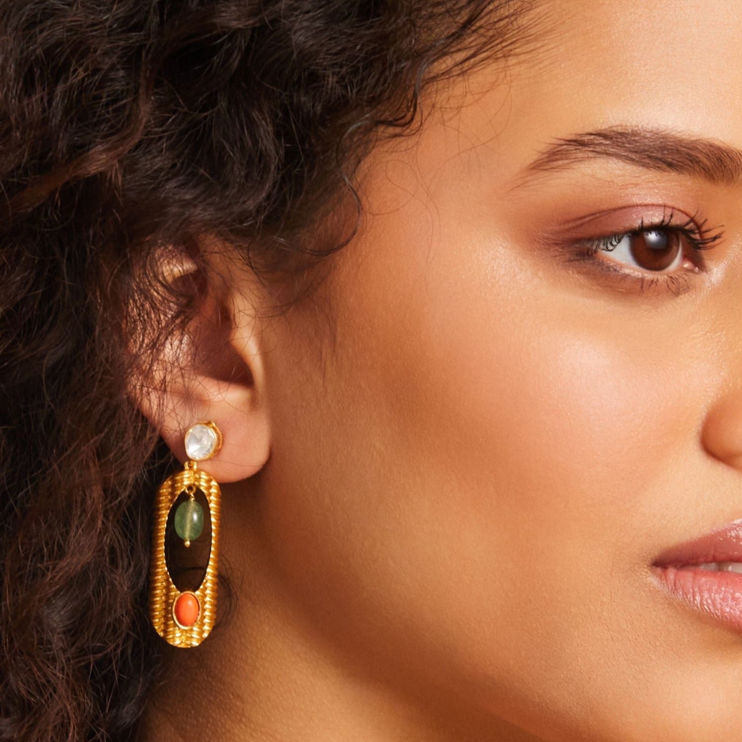 Oceanic Weavers Twine Textured Silver Drop Earrings