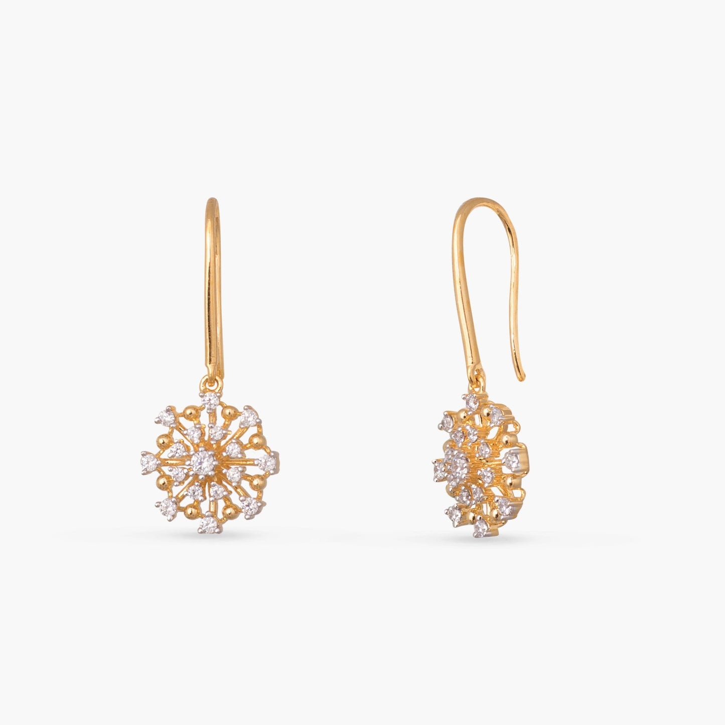 Celestia Spark CZ Drop Earrings
