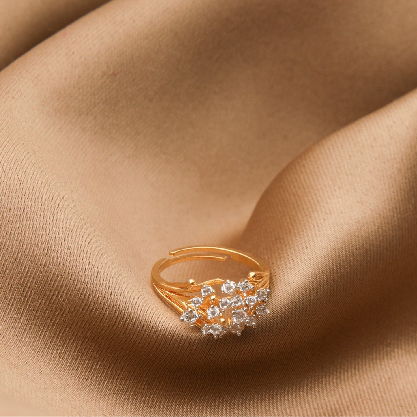 Luminara CZ Silver Ring