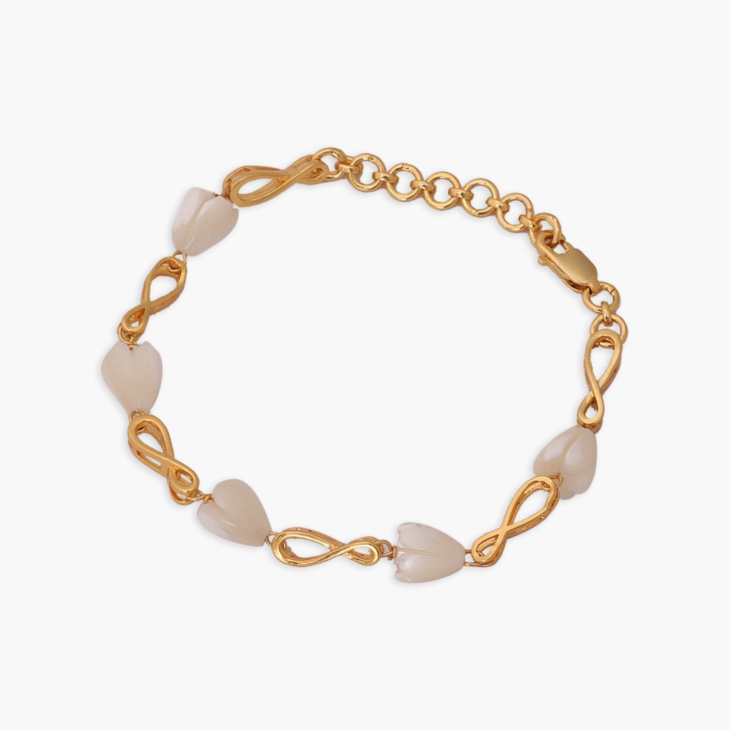 Tulip Infinity Silver Bracelet