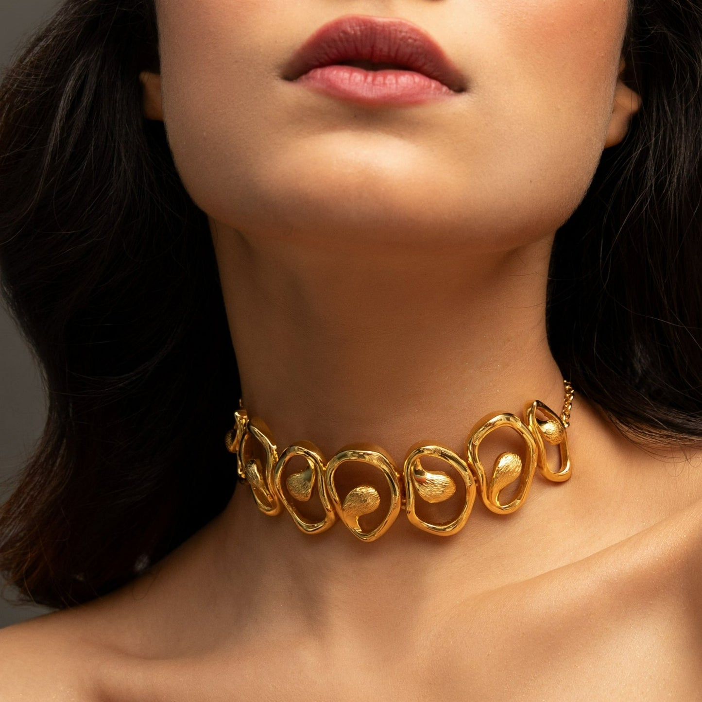 Sandscape Loop Classic Silver Choker