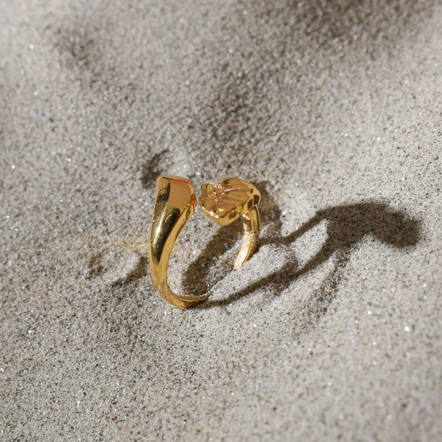 Sandscape Simple Silver Ring