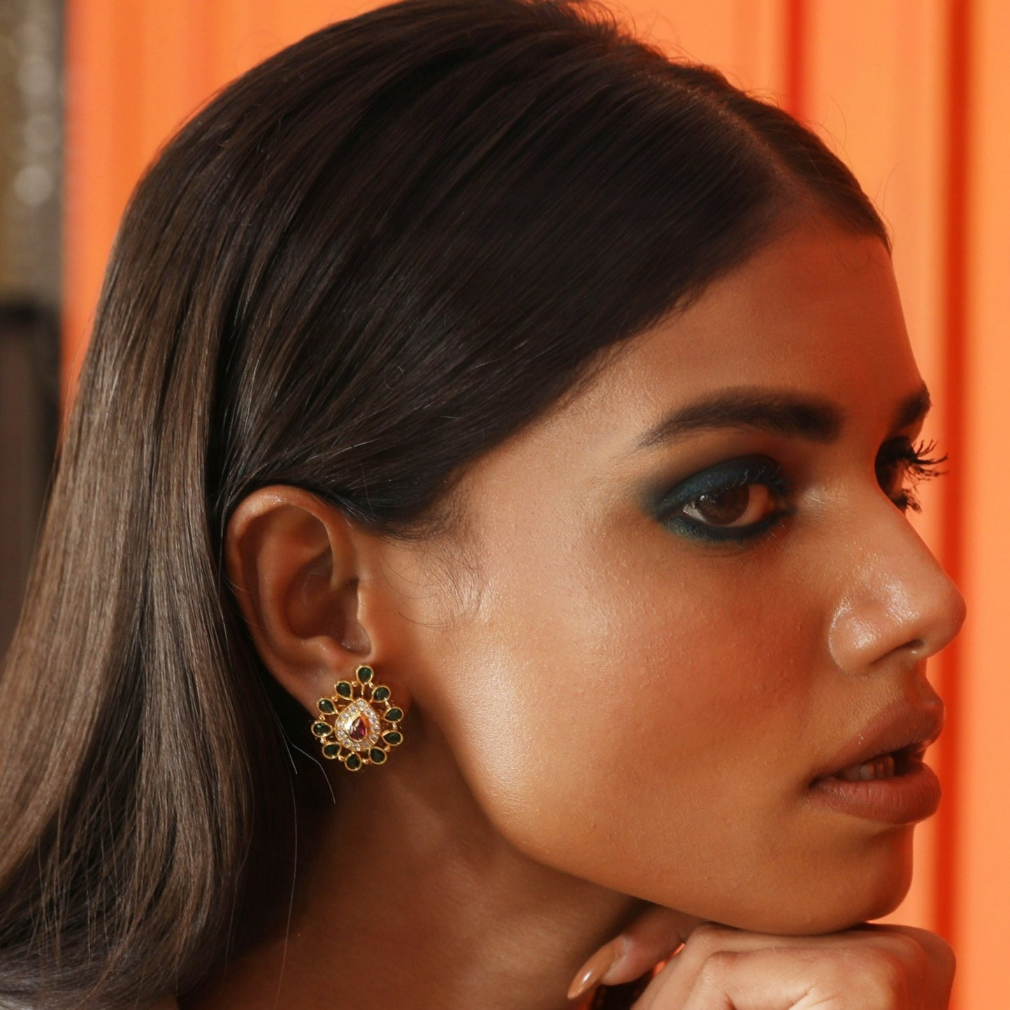 Kul Gold-Plated Silver Stud Earrings