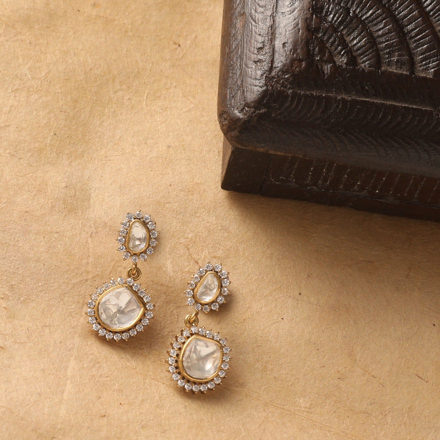 Brilliance Moissanite Silver Drop Earrings