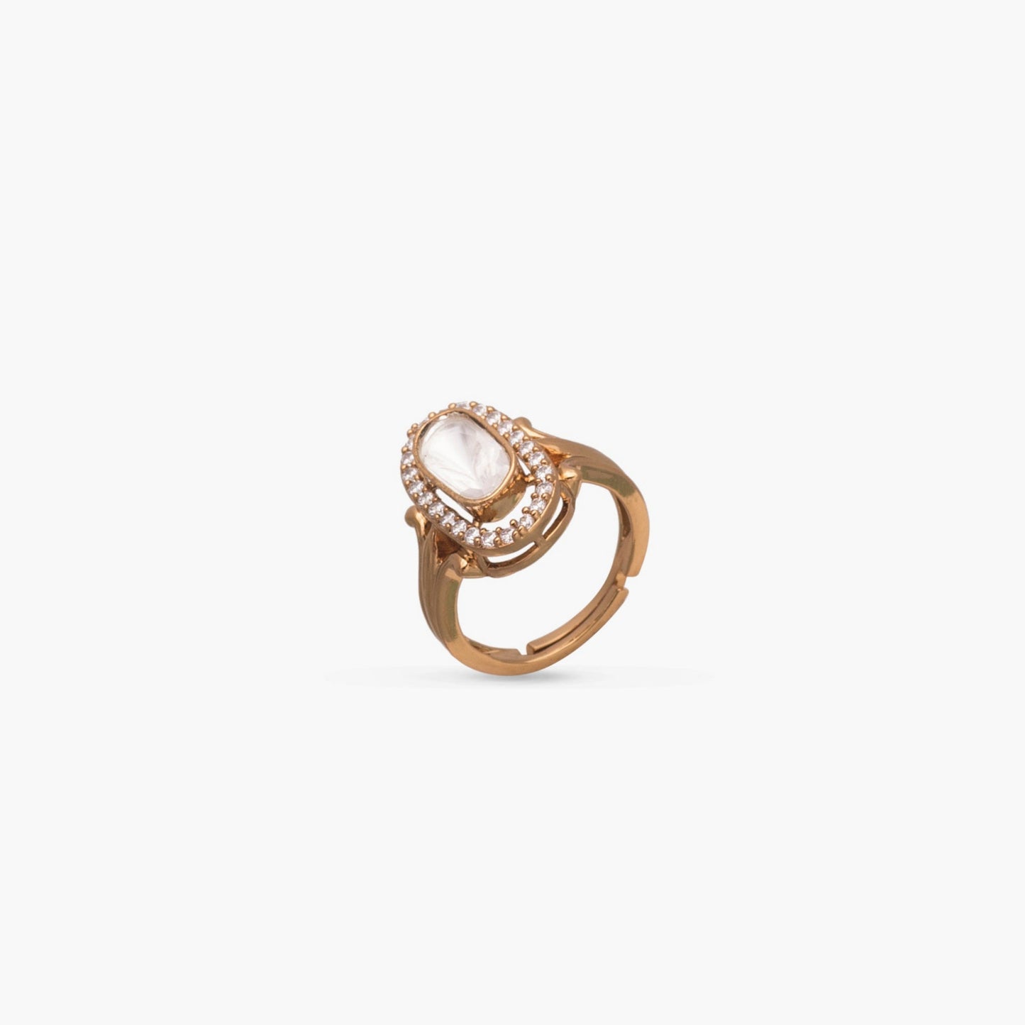 Elira Moissanite Silver Ring