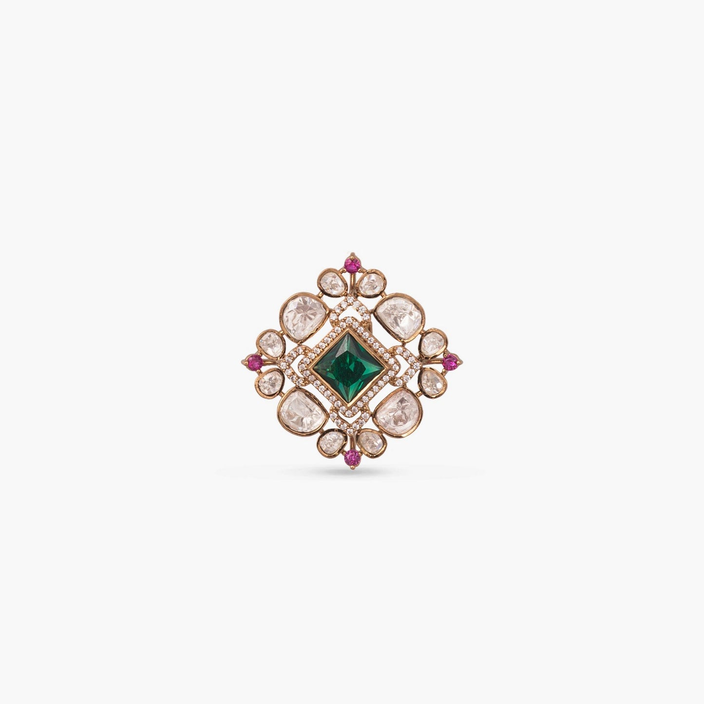 Nyra Moissanite Silver Ring
