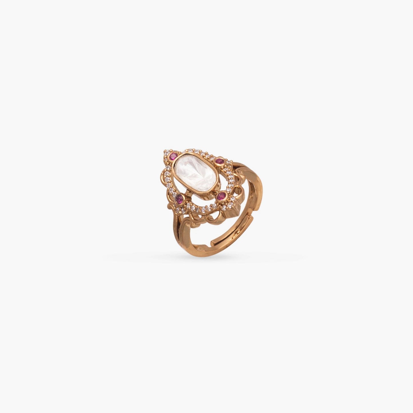 Ishya Moissanite Silver Ring