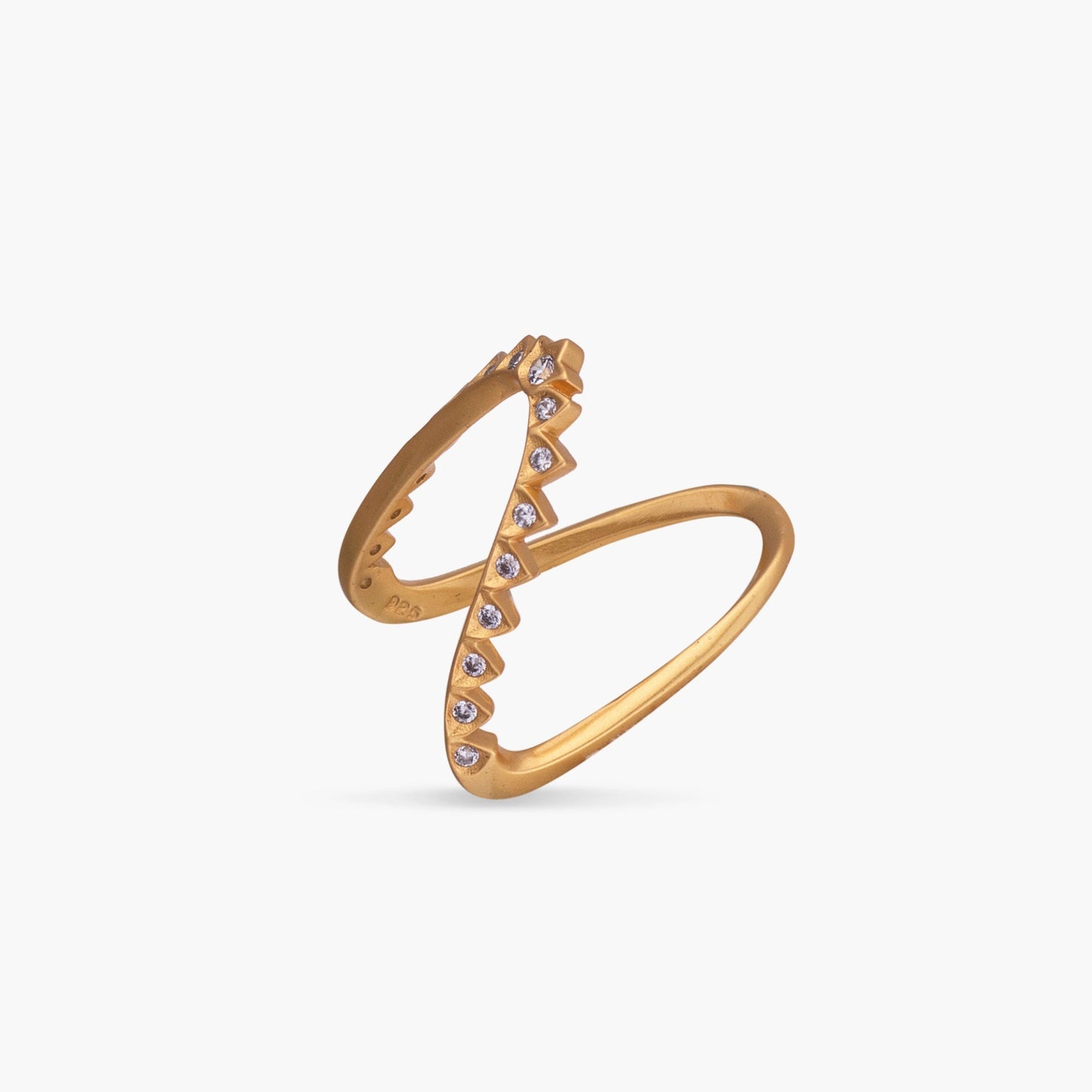 Mila CZ Silver Vanki Ring