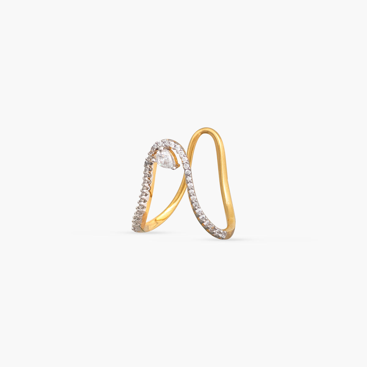 Aira CZ Silver Vanki Ring